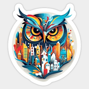 Owl Bird Animal World Wildlife Beauty Discovery Sticker